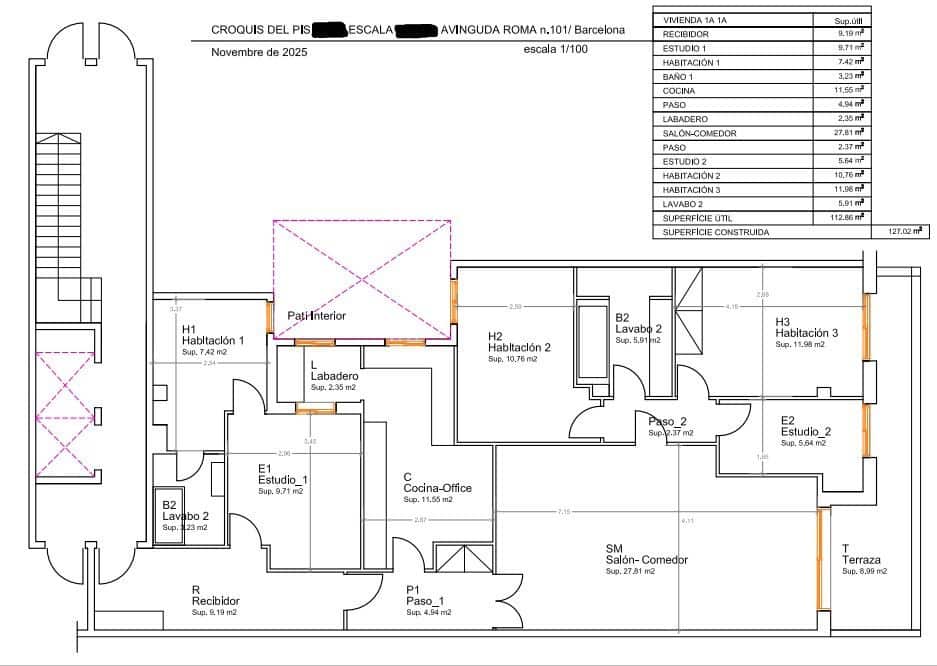 4 soveværelse Lejlighed til salg i Barcelona by - € 740.000 (Ref: 9414798)