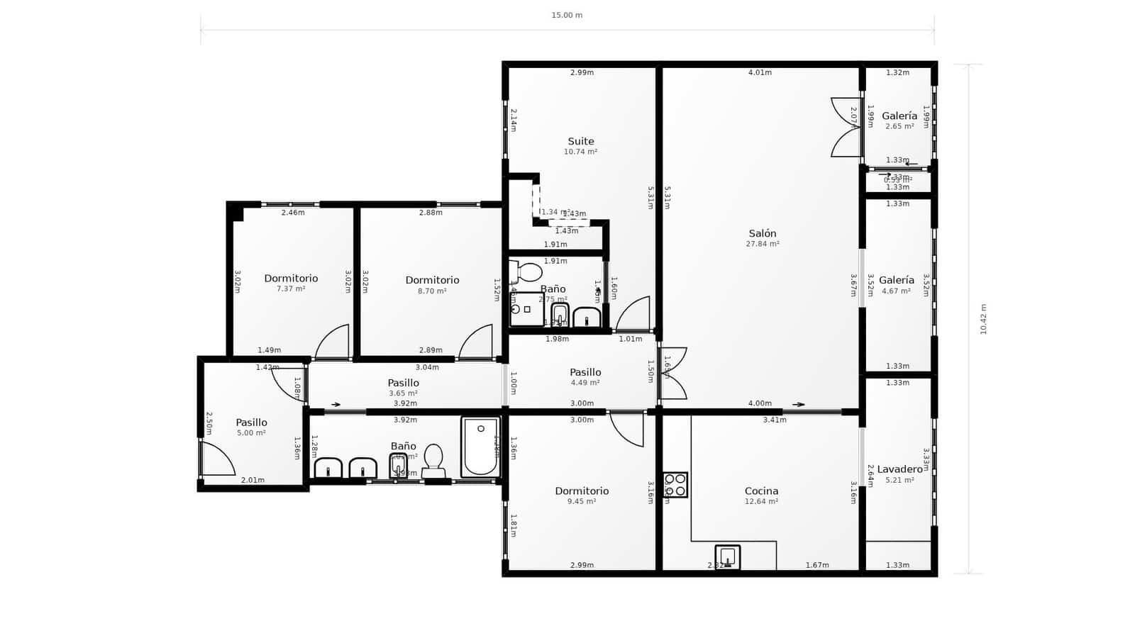 4 soveværelse Lejlighed til salg i Barcelona by - € 910.000 (Ref: 9417614)