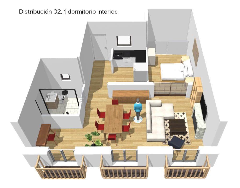 1 sypialnia Mieszkanie na sprzedaż w Miasto Madryt - 695 000 € (Ref: 9426532)