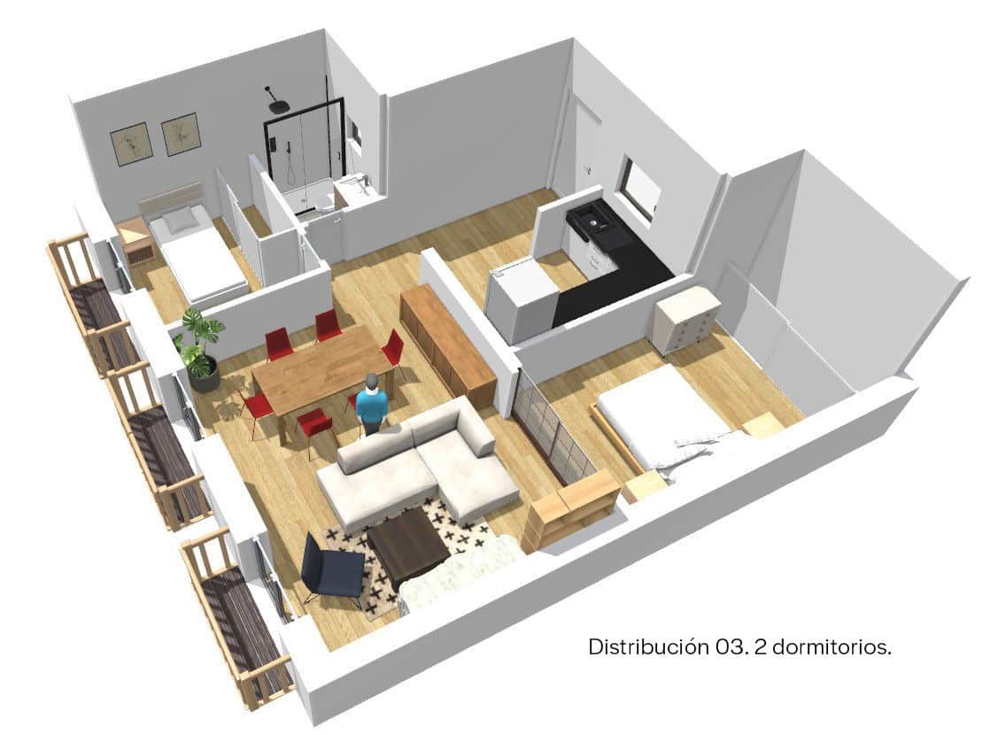 1 sypialnia Mieszkanie na sprzedaż w Miasto Madryt - 695 000 € (Ref: 9426532)