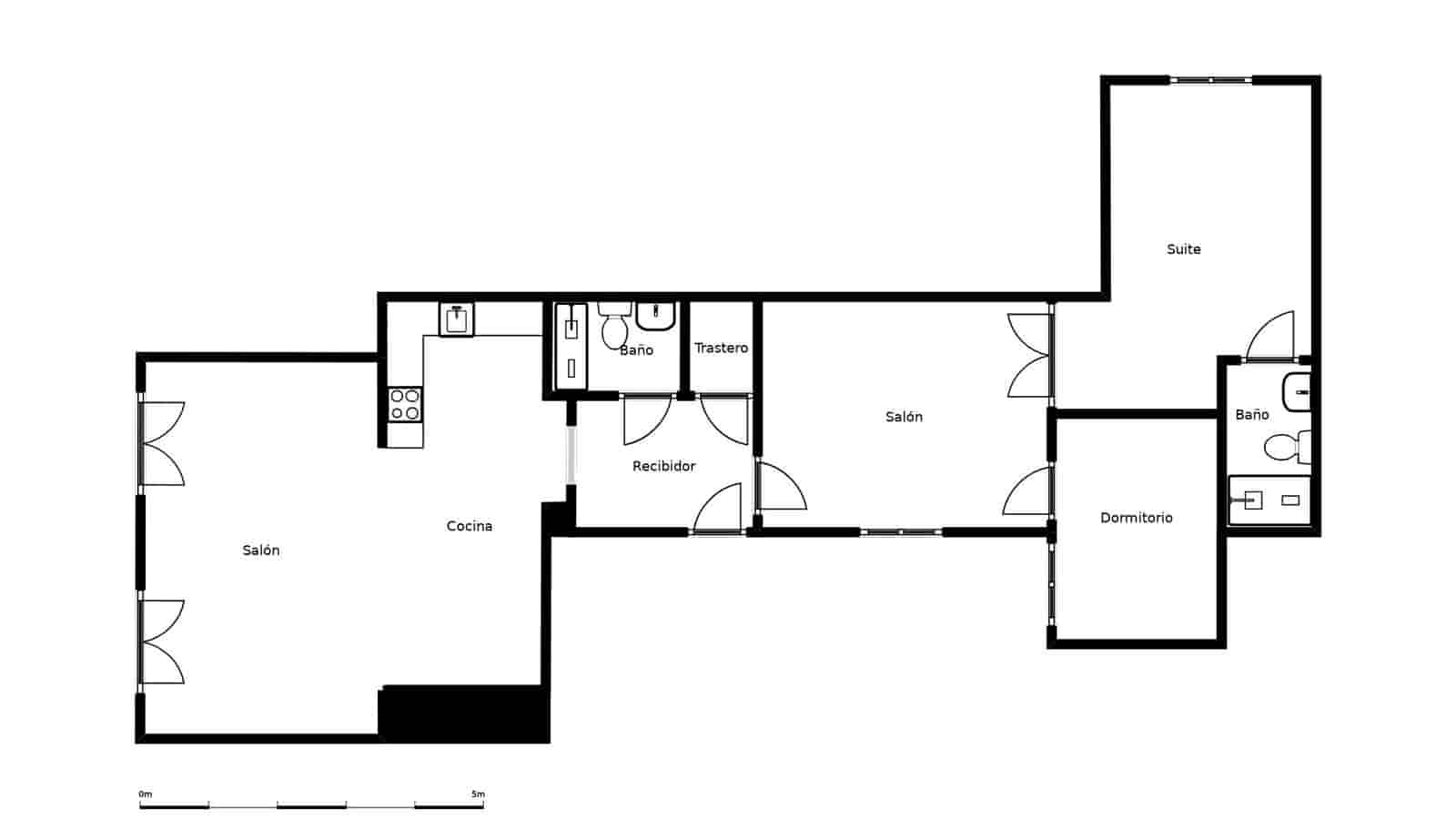 3 makuuhuone Asunto vuokrattavana paikassa Barcelona kaupunki - 2 300 € (Ref: 9449892)