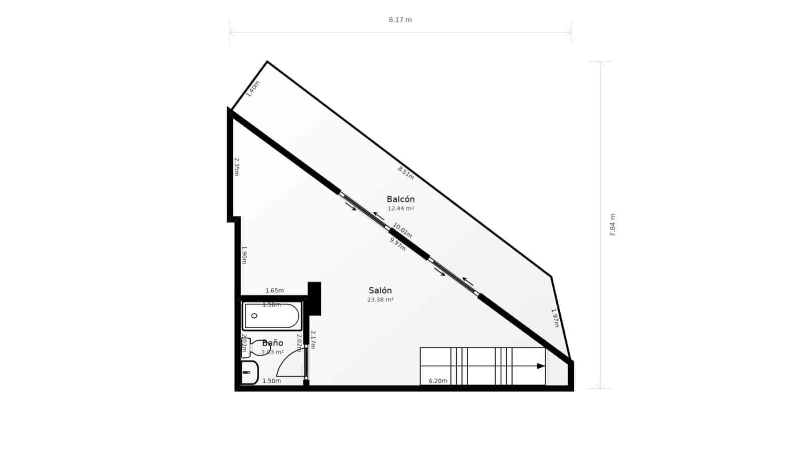 2 bedroom Penthouse for sale in Sant Feliu de Llobregat - € 325,000 (Ref: 9449989)