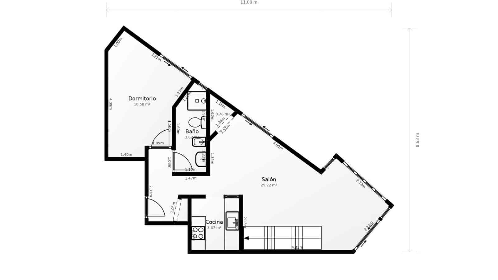 2 bedroom Penthouse for sale in Sant Feliu de Llobregat - € 325,000 (Ref: 9449989)