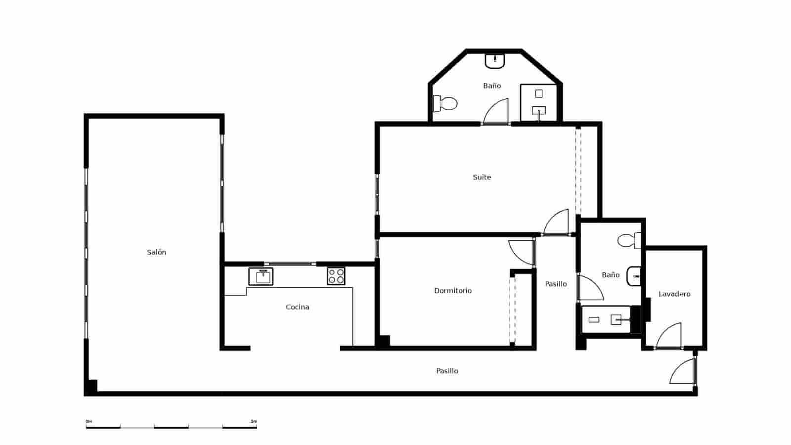 2 camera da letto Appartamento da affittare in Las Palmas de Gran Canaria con garage - 1.500 € (Rif: 9454752)