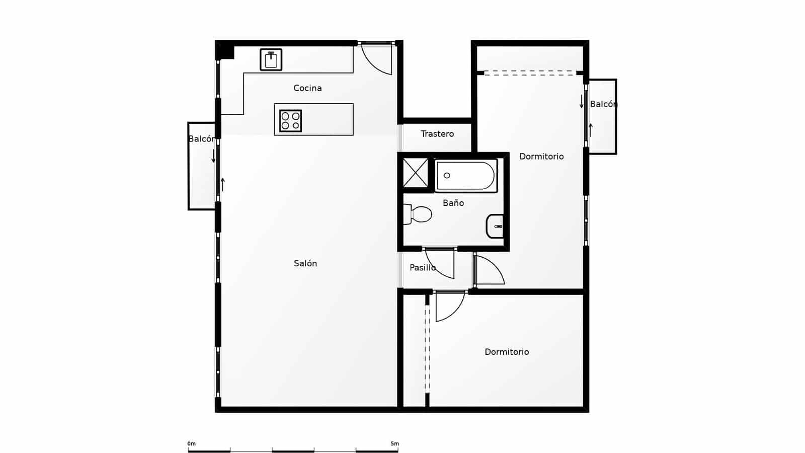 2 sypialnia Mieszkanie na sprzedaż w Miasto Barcelona - 430 000 € (Ref: 9460735)