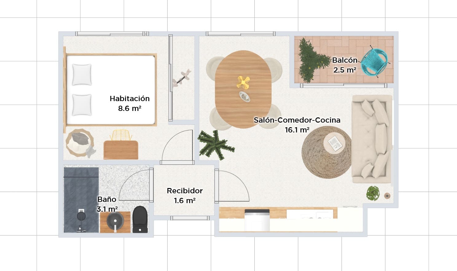 1 slaapkamer Flat te koop in Lloret de Mar met zwembad - € 121.000 (Ref: 9481330)