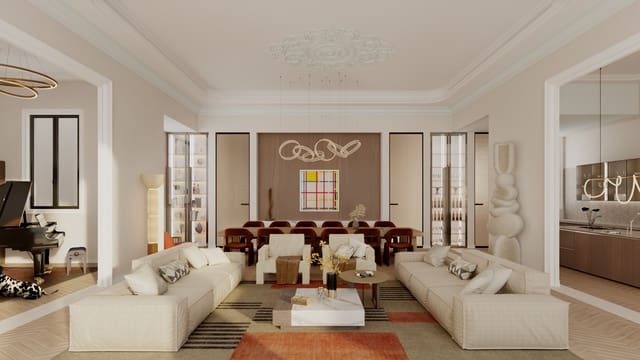 4 quarto Apartamento para venda em La Dreta de L'Eixample, Barcelona cidade - 3 500 000 € (Ref: 9488570)