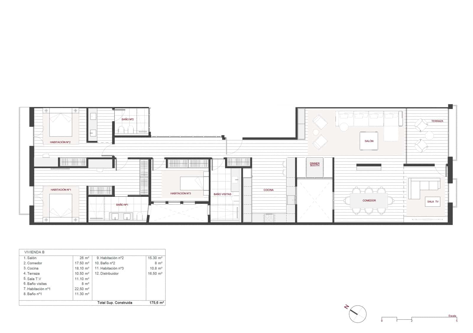 3 sypialnia Mieszkanie na sprzedaż w Miasto Barcelona - 1 750 000 € (Ref: 9491674)