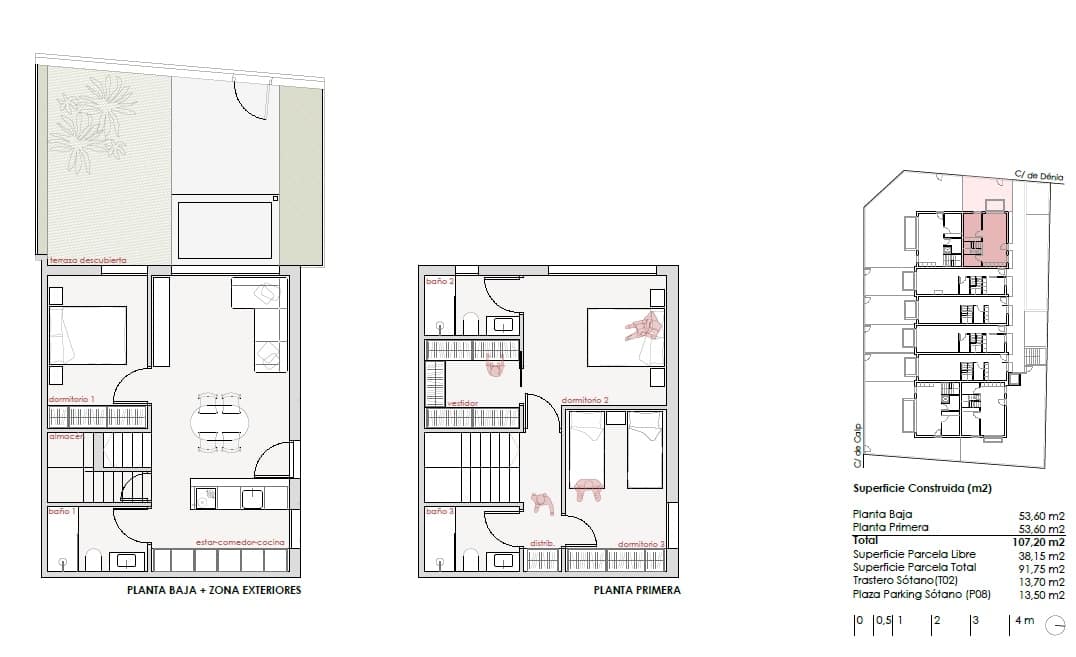 3 bedroom Townhouse for sale in Gata de Gorgos - € 339,000 (Ref: 9517984)