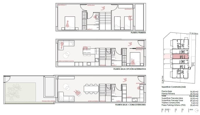 3 soveværelse Byhus til salg i Gata de Gorgos - € 269.000 (Ref: 9517985)