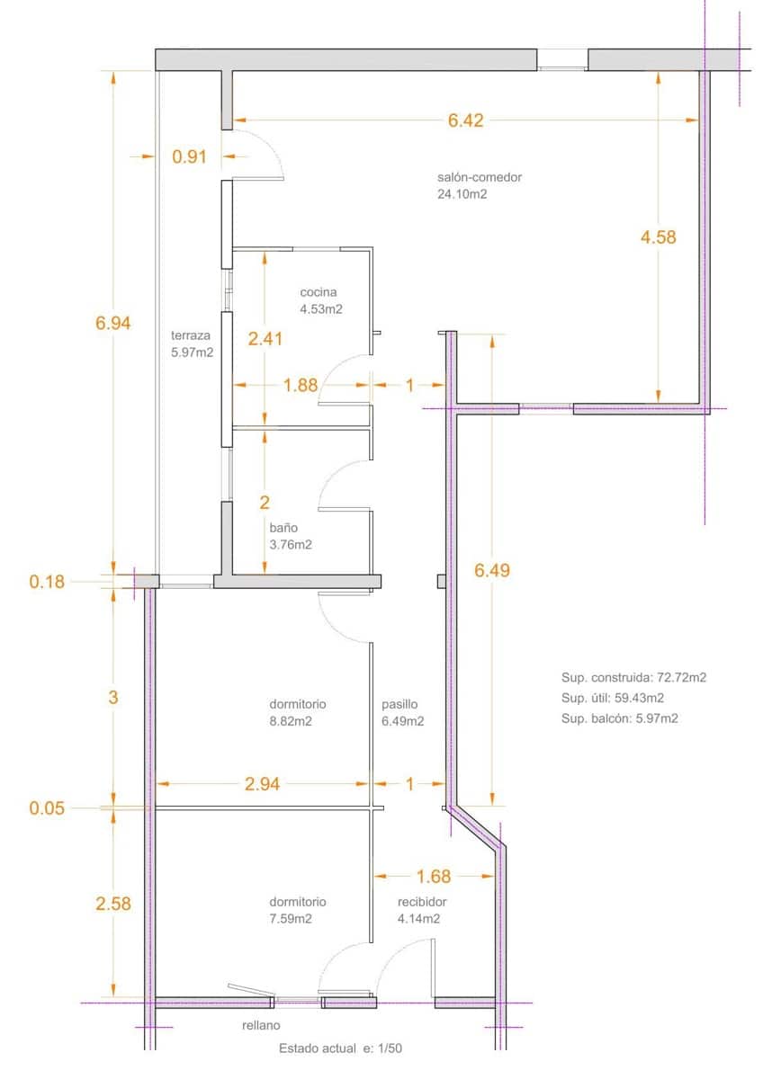2 quarto Apartamento para venda em Barcelona cidade - 370 000 € (Ref: 9542366)