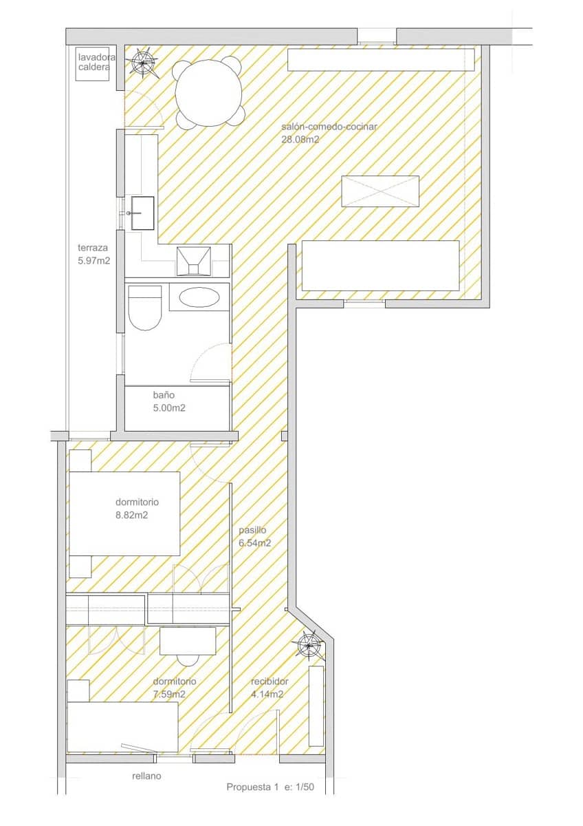 2 quarto Apartamento para venda em Barcelona cidade - 370 000 € (Ref: 9542366)