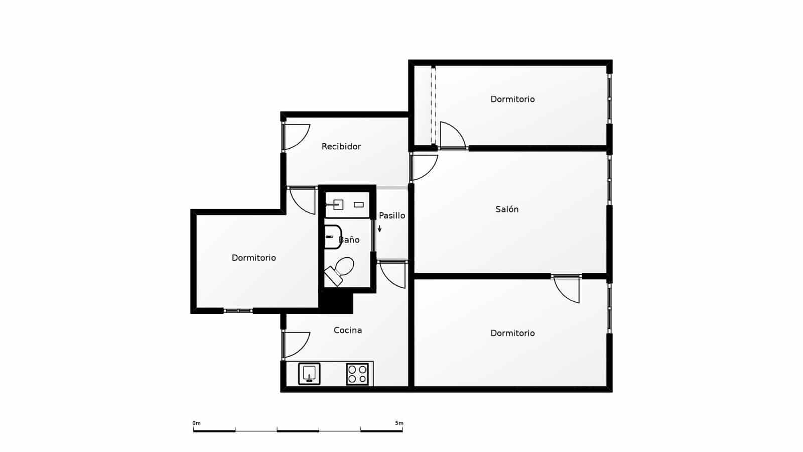 3 soveværelse Lejlighed til salg i Barcelona by - € 390.000 (Ref: 9548990)