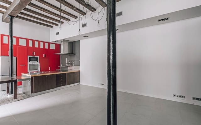 Loft de 2 habitaciones en El Barri Gòtic, Barcelona ciudad en alquiler - 1.462 € (Ref: 9552342)