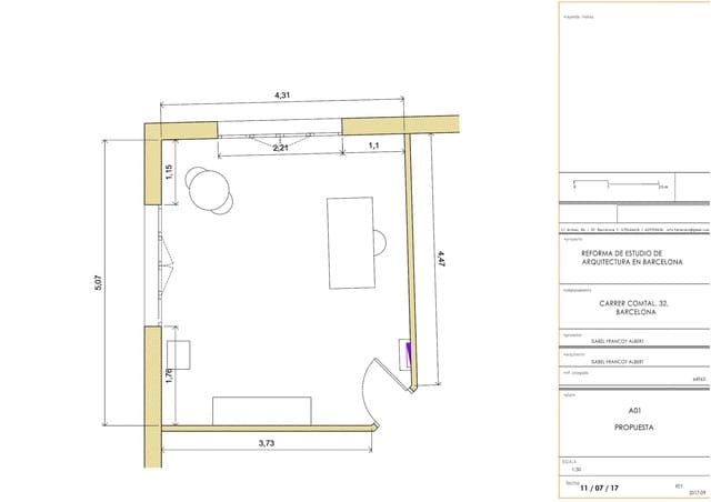 Kontor till salu i El Barri Gòtic, Barcelona stad - 155 000 € (Ref: 9656800)