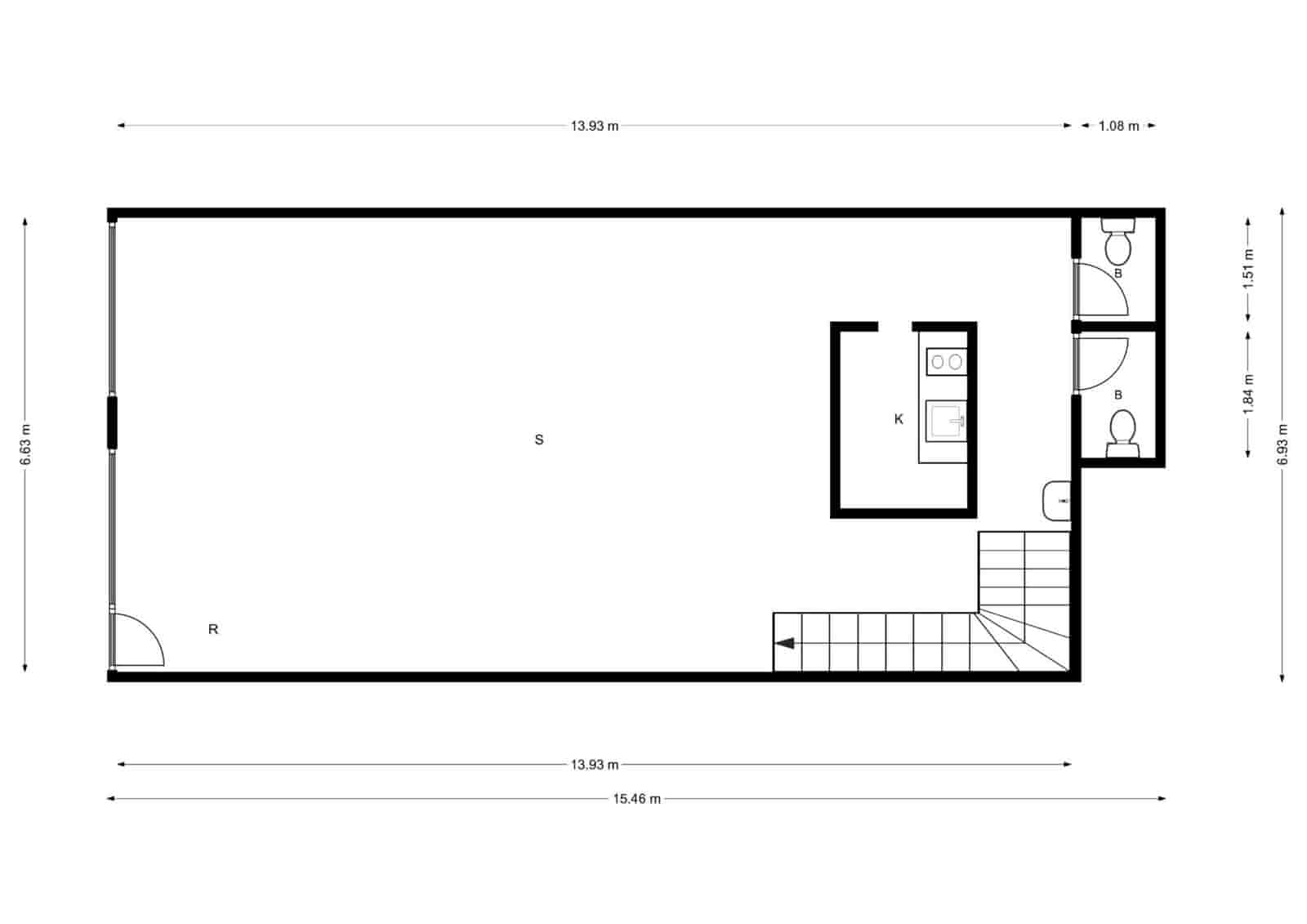 Büro zu vermieten in Barcelona Stadt - 2.900 € (Ref: 9713539)