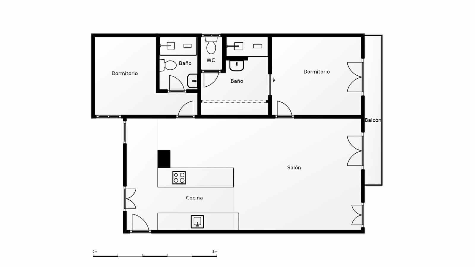 2 slaapkamer Flat te koop in Barcelona stad - € 1.050.000 (Ref: 9716779)