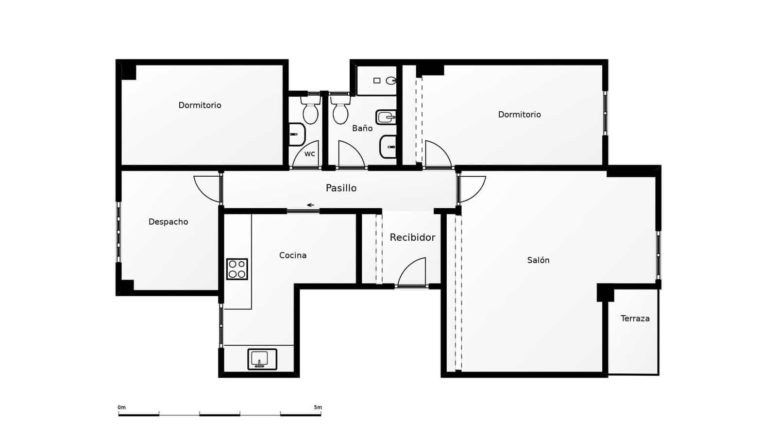 3 soveværelse Lejlighed til salg i Valencia by - € 440.000 (Ref: 9716781)