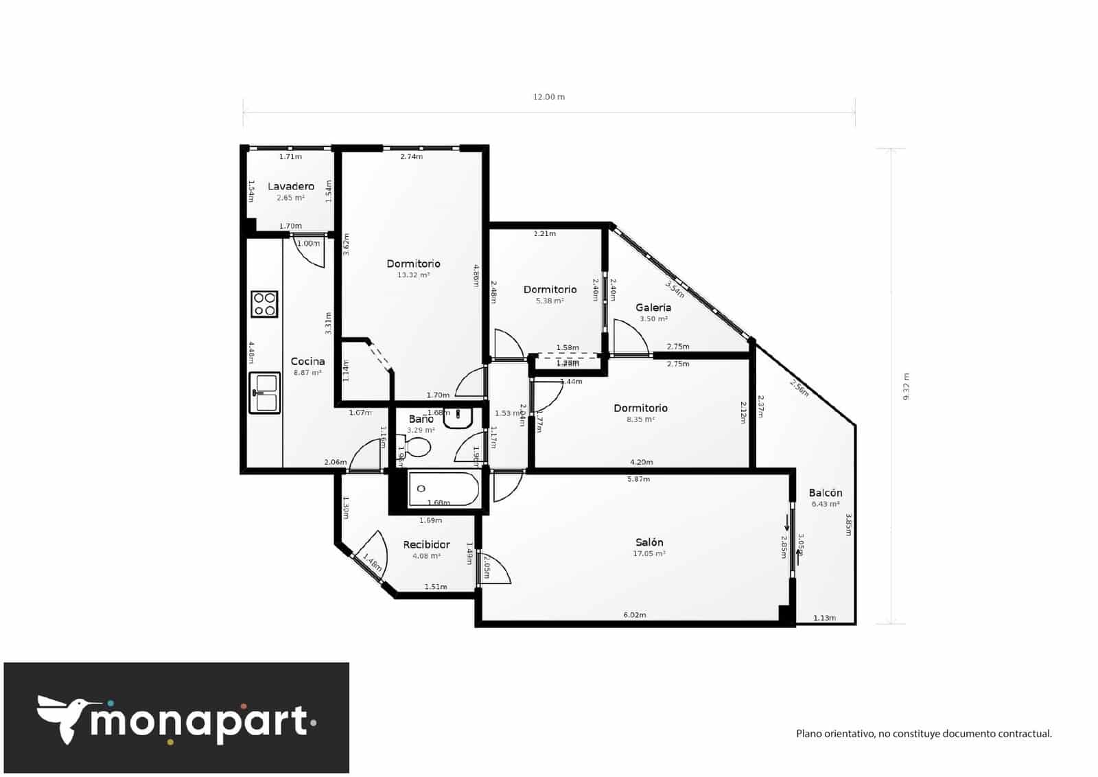 3 soveværelse Lejlighed til salg i Sant Boi de Llobregat - € 239.950 (Ref: 9725153)