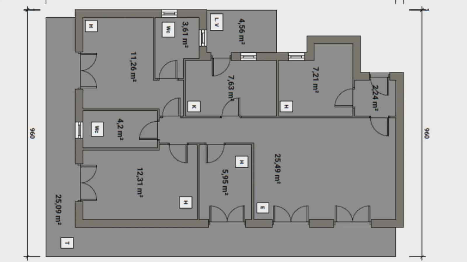 4 soveværelse Lejlighed til salg i Barcelona by - € 460.000 (Ref: 9734211)