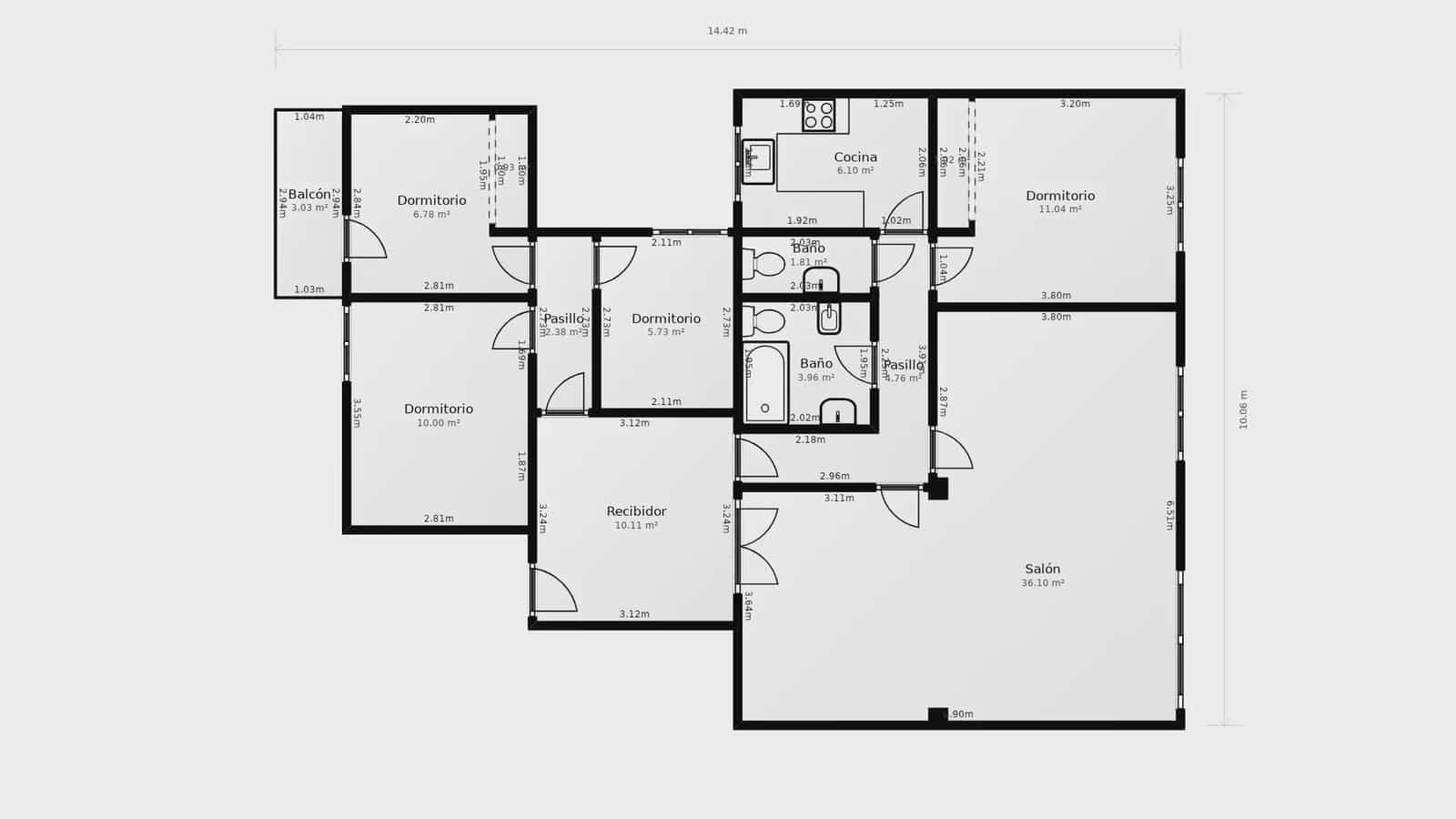 Piso de 4 habitaciones en Barcelona ciudad en venta - 790.000 € (Ref: 9739149)