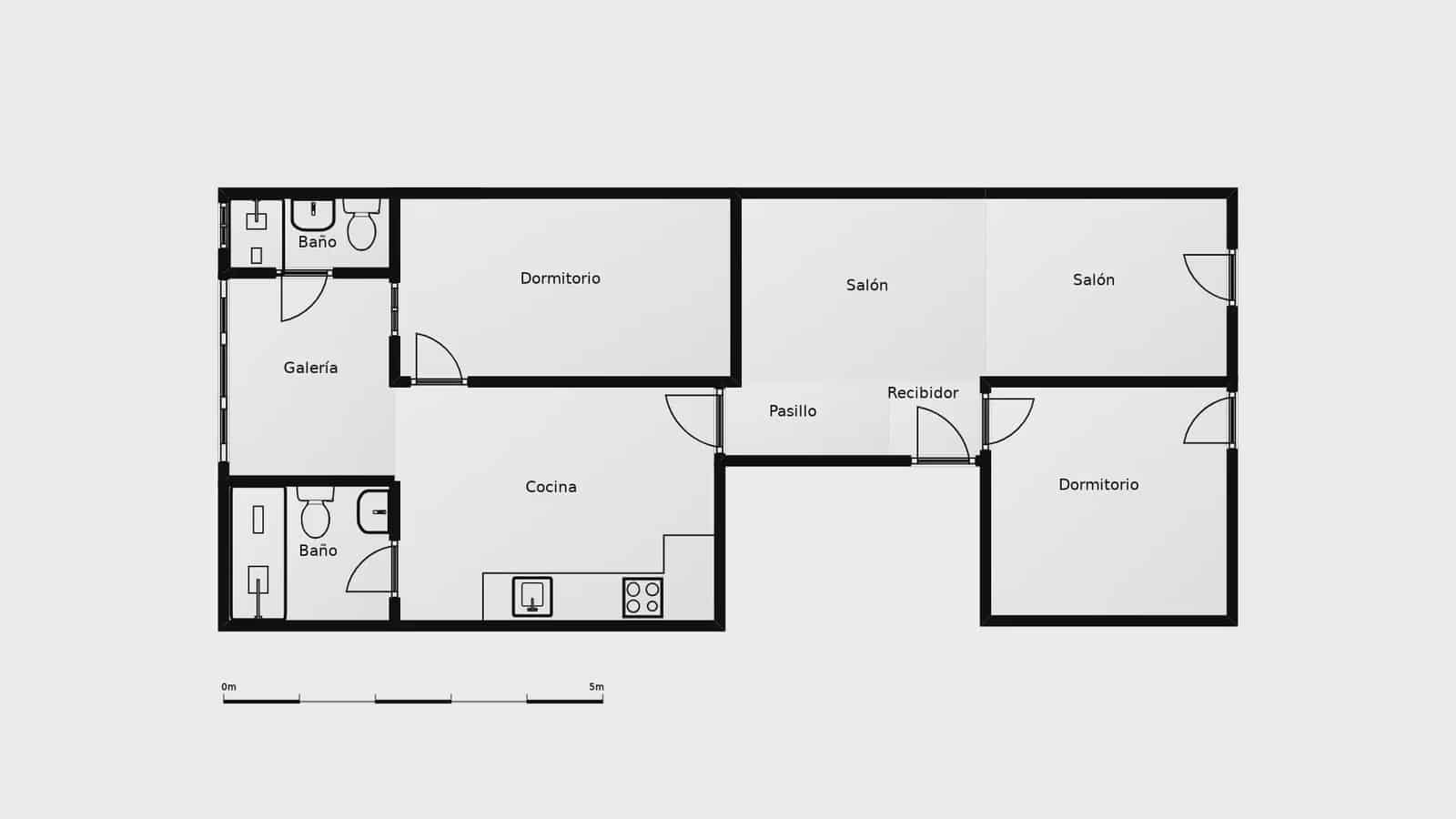 2 soveværelse Lejlighed til salg i Barcelona by - € 350.000 (Ref: 9793671)