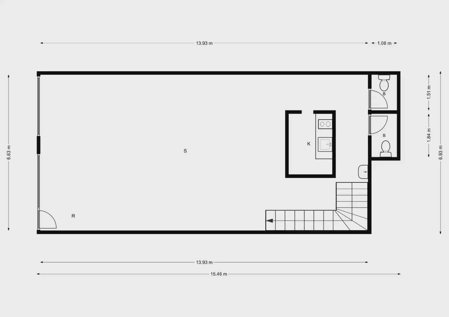 Commerciale da affittare in Barcelona citta - 2.900 € (Rif: 9805273)