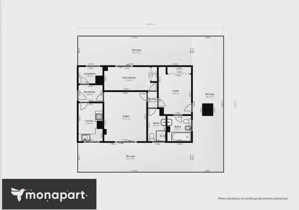 2 camera da letto Attico in vendita in Paterna con piscina garage - 350.000 € (Rif: 9808588)