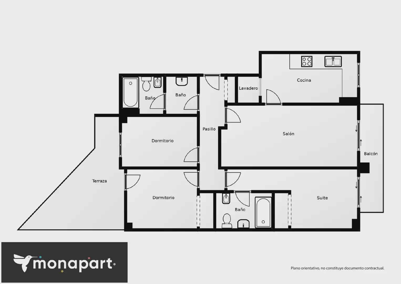 3 soveværelse Lejlighed til salg i Barcelona by med garage - € 790.000 (Ref: 9863444)