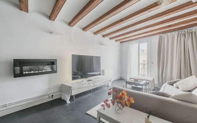 1 slaapkamer Penthouse te huur in El Barri Gòtic, Barcelona stad - € 1.355 (Ref: 9913781)