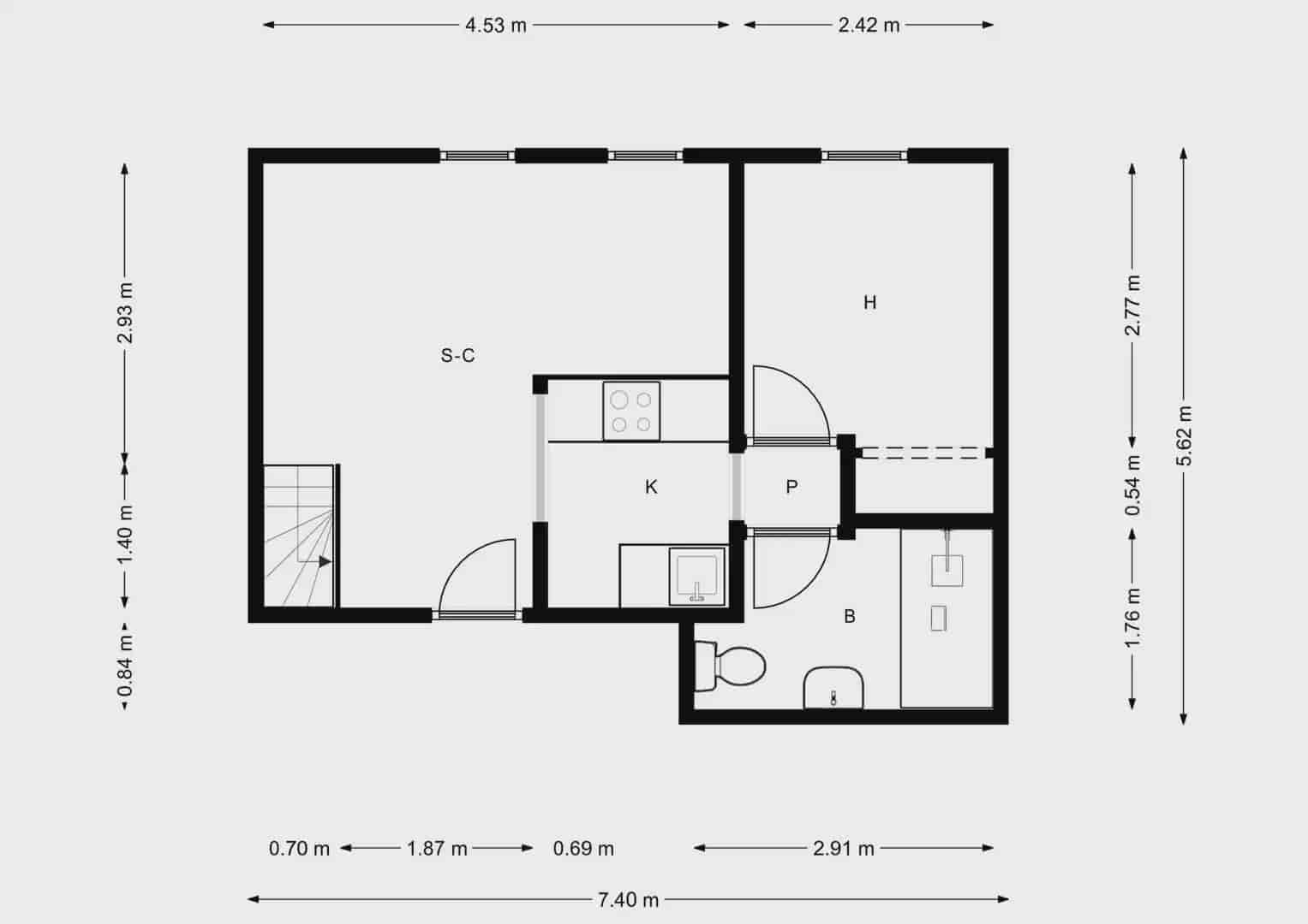 2 bedroom Apartment for rent in Madrid city - € 1,400 (Ref: 9928365)