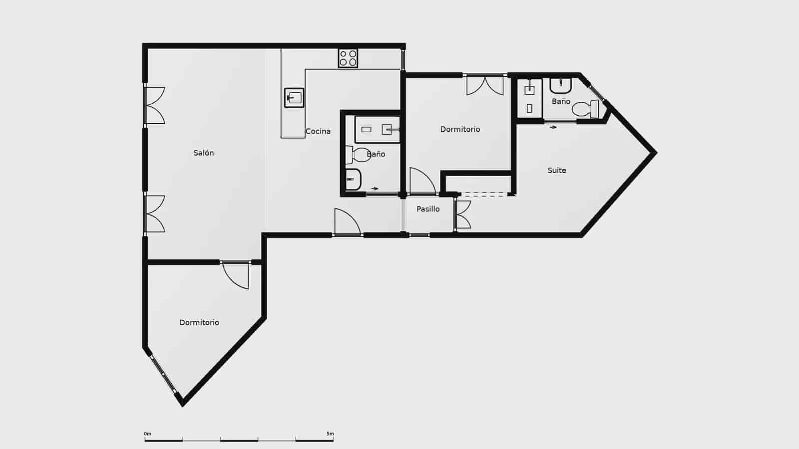 3 slaapkamer Flat te huur in Barcelona stad - € 2.350 (Ref: 9932299)