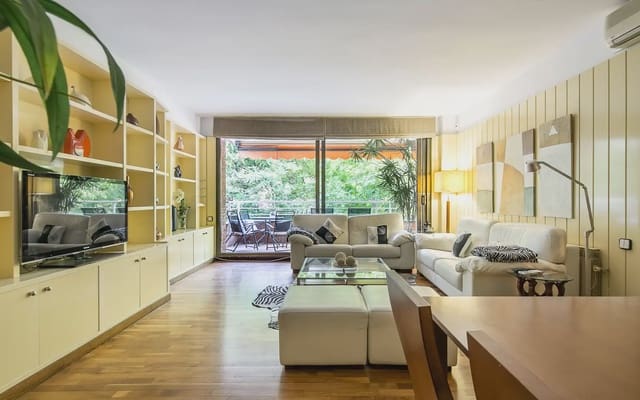 4 sovrum Lägenhet att hyra i Les Corts, Barcelona stad med pool garage - 3 427 € (Ref: 9938915)