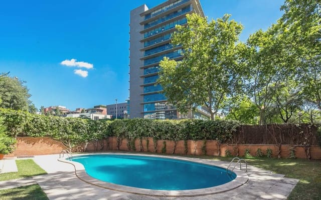 4 sovrum Lägenhet att hyra i Les Corts, Barcelona stad med pool garage - 3 427 € (Ref: 9938915)