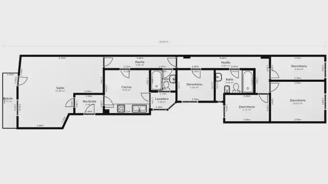 4 slaapkamer Appartement te koop in Barcelona stad - € 699.000 (Ref: 9958303)