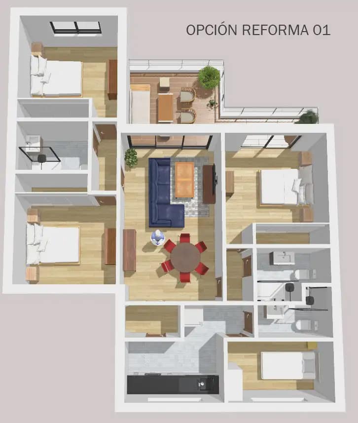 4 soveværelse Lejlighed til salg i Hoyo de Manzanares med garage - € 390.000 (Ref: 9977662)