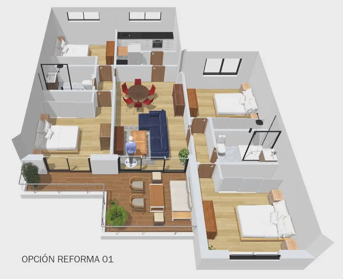 4 soveværelse Lejlighed til salg i Hoyo de Manzanares med garage - € 390.000 (Ref: 9977662)