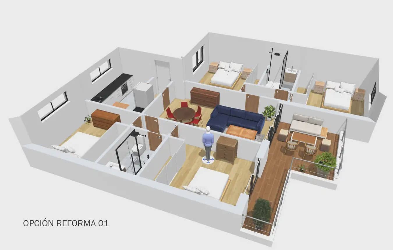 4 soveværelse Lejlighed til salg i Hoyo de Manzanares med garage - € 390.000 (Ref: 9977662)