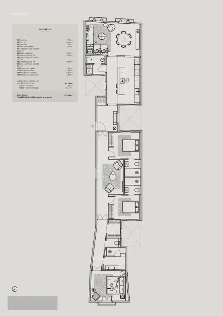 3 soveværelse Lejlighed til salg i Barcelona by - € 850.000 (Ref: 9993683)