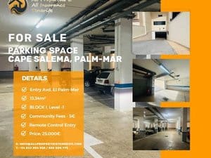 Garaż na sprzedaż w Palm-Mar, Arona - 25 000 € (Ref: 9468993)