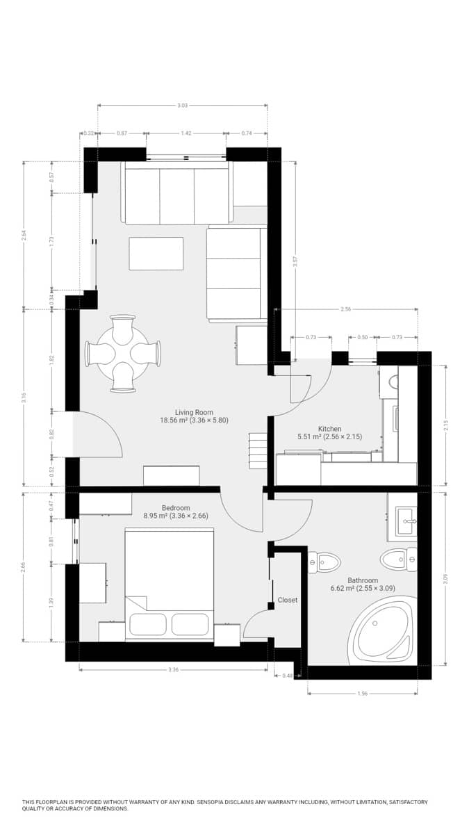1 slaapkamer Appartement te koop in Vera met zwembad - € 184.950 (Ref: 9618629)