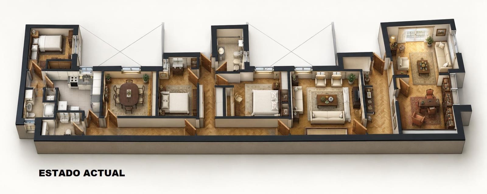 4 bedroom Flat for sale in Madrid city with garage - € 1,565,000 (Ref: 10072787)