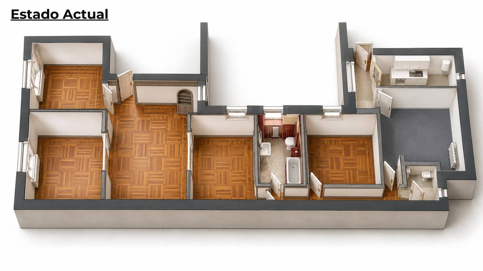 3 soveværelse Lejlighed til salg i Madrid by med garage - € 1.550.000 (Ref: 10072788)