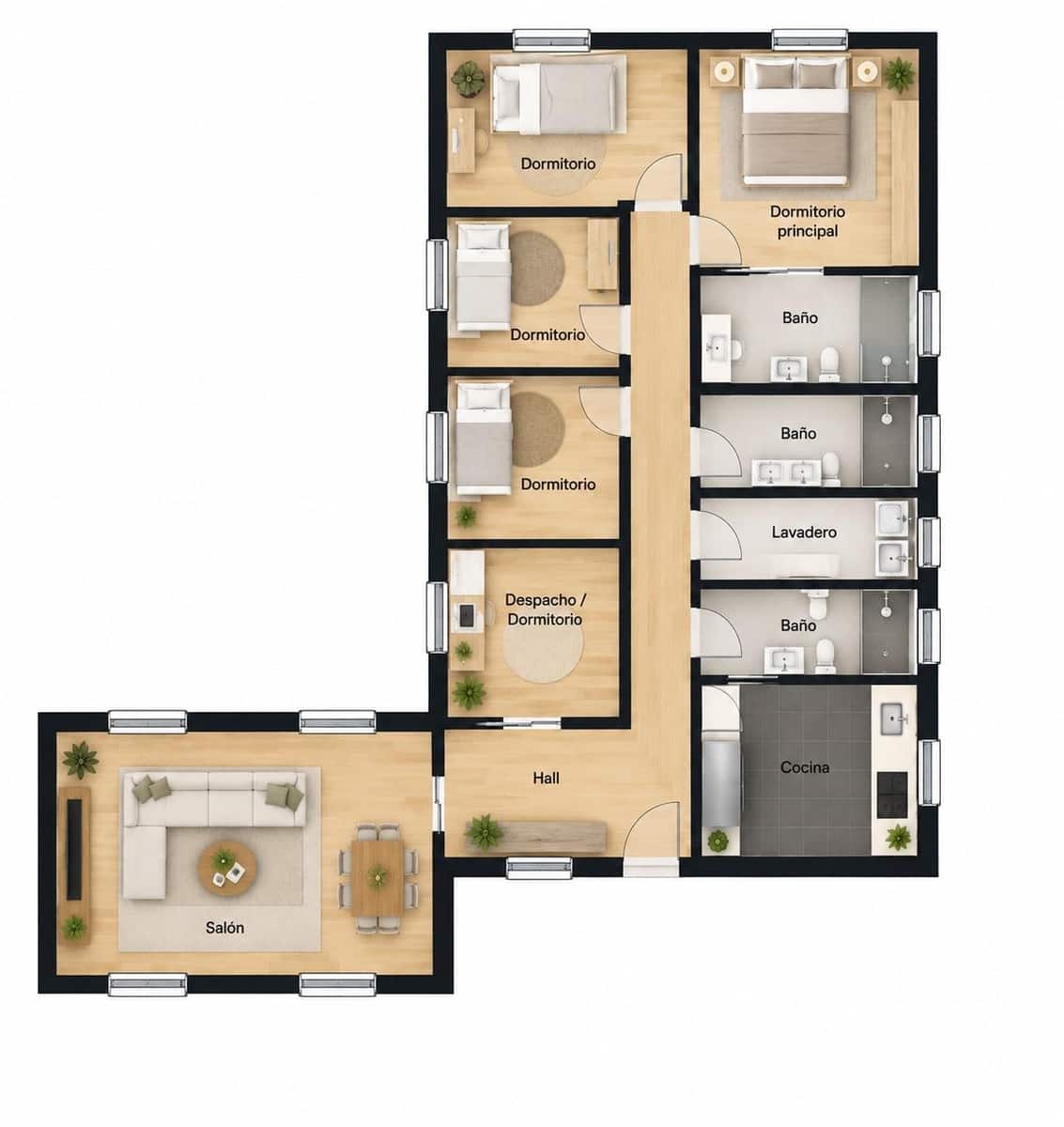 Piso de 4 habitaciones en Madrid ciudad en venta con garaje - 1.290.000 € (Ref: 10094685)