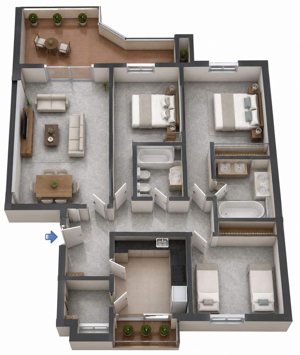 3 bedroom Apartment for sale in Torremolinos with garage - € 590,000 (Ref: 9926958)