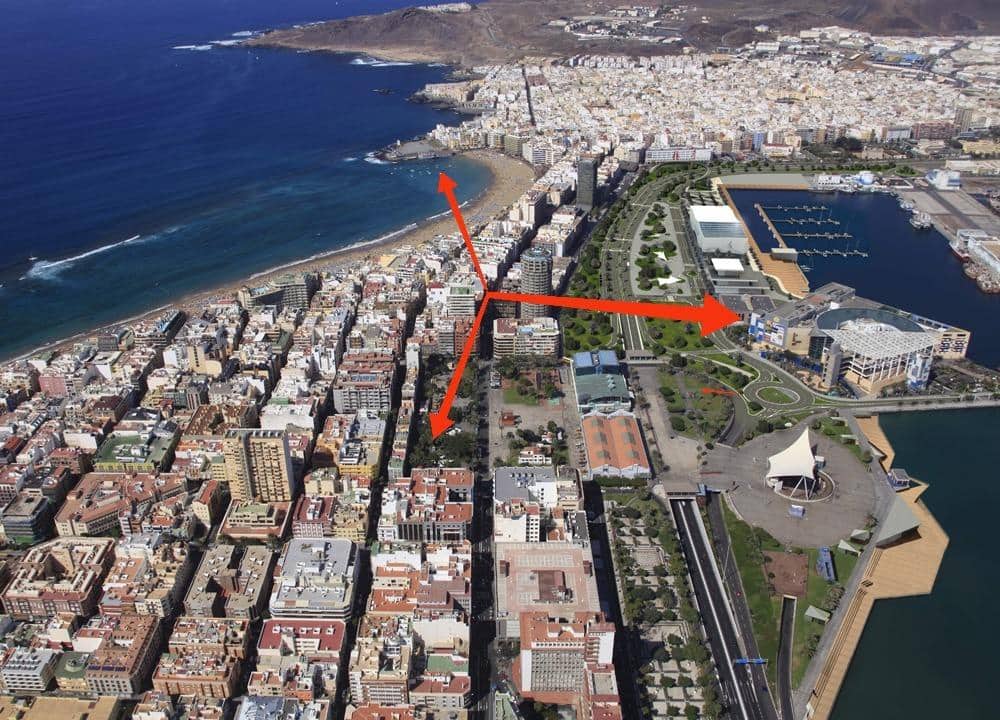Penthouse de 2 chambres à louer à Las Palmas de Gran Canaria avec garage - 1 750 € (Ref: 10158003)