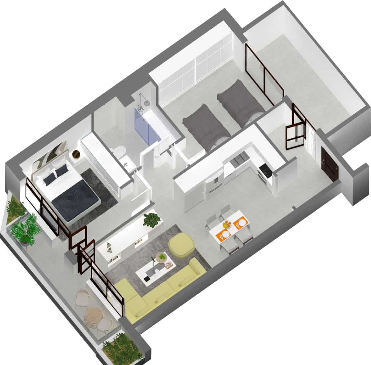 Studio til salg i Las Palmas de Gran Canaria - € 270.000 (Ref: 9029580)