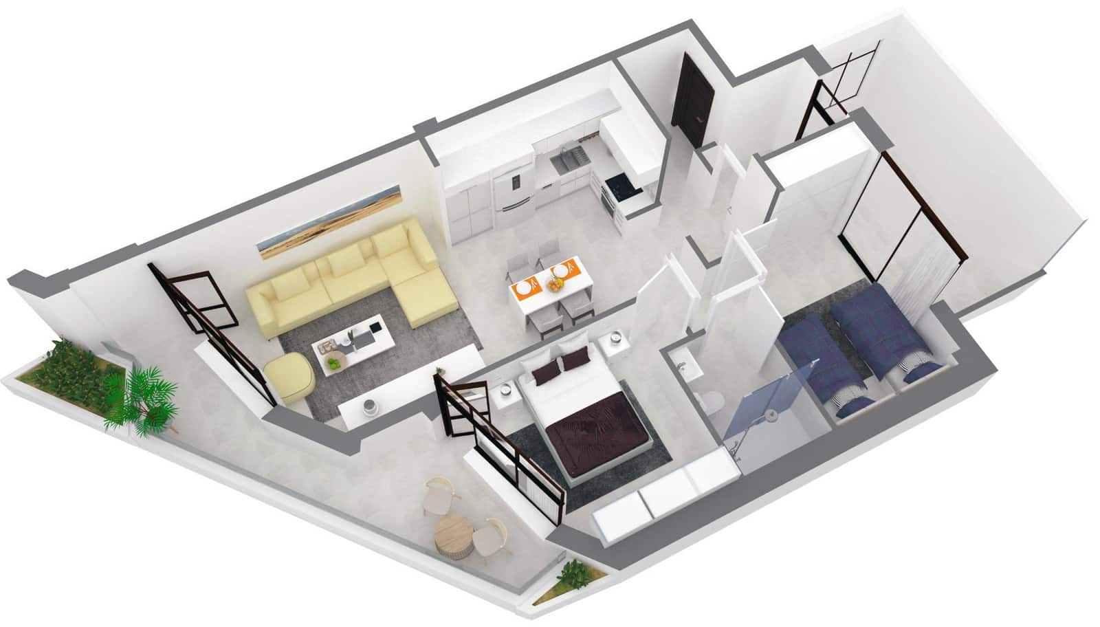 Studio til salg i Las Palmas de Gran Canaria - € 270.000 (Ref: 9029580)