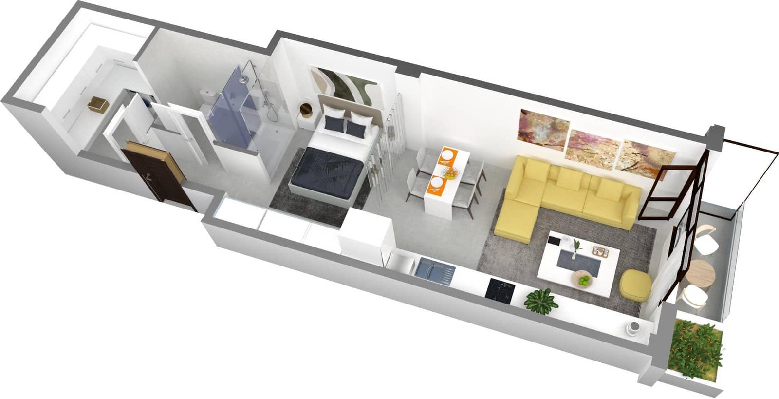 Studio til salgs i Las Palmas de Gran Canaria - € 310 000 (Ref: 9029587)