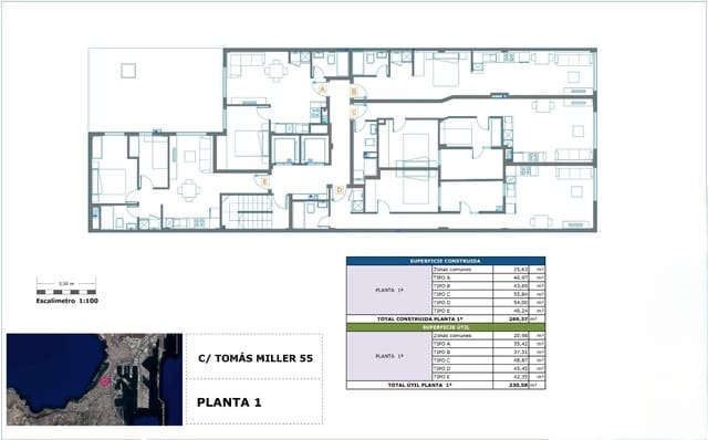 Apartamento de 1 habitación en Las Palmas de Gran Canaria en venta - 200.000 € (Ref: 9818272)